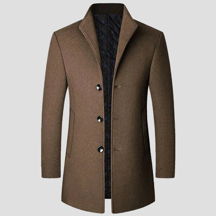George | Men's Quilted Single-Breasted Coat