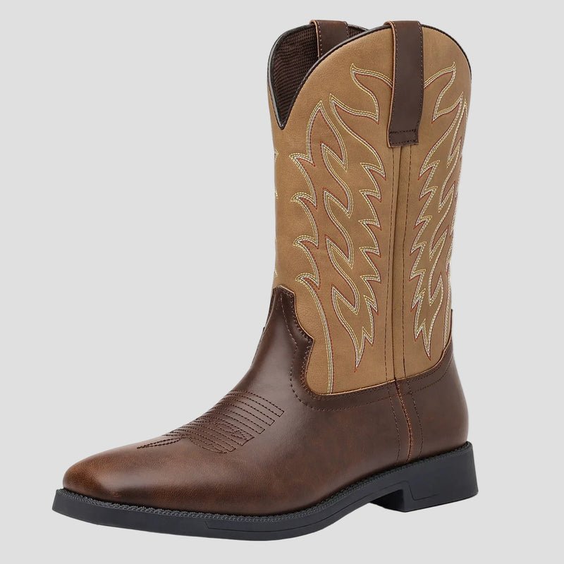 Owen | Western Leather Cowboy Boots for Men