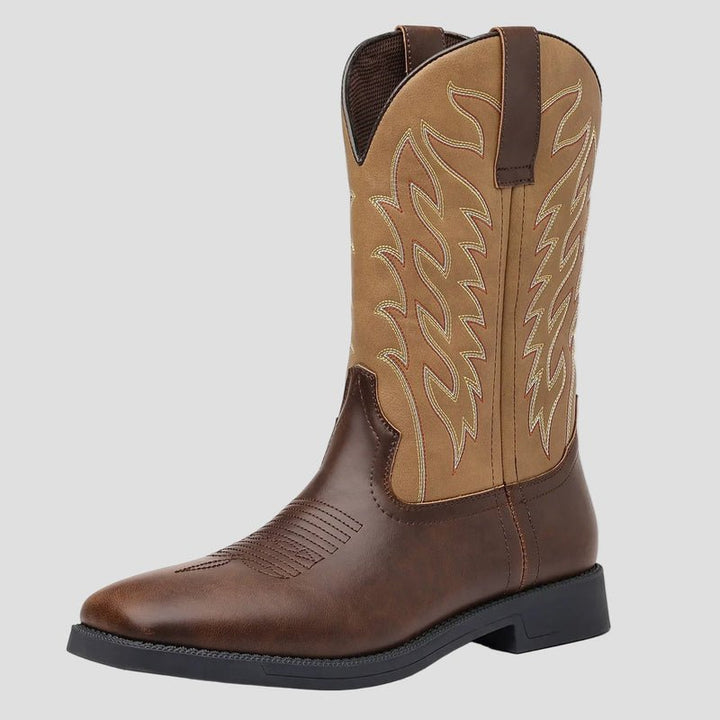 Owen | Western Leather Cowboy Boots for Men
