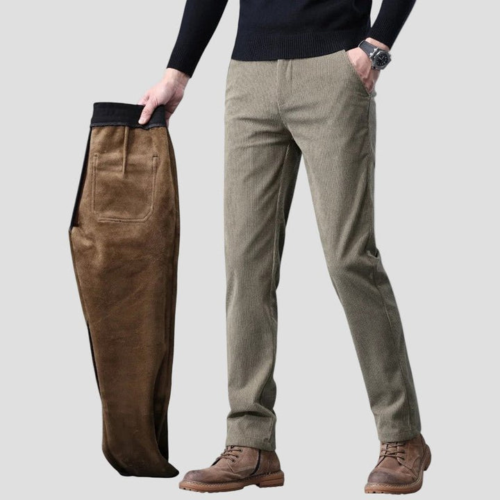 Luke | Corduroy Fleece Trousers