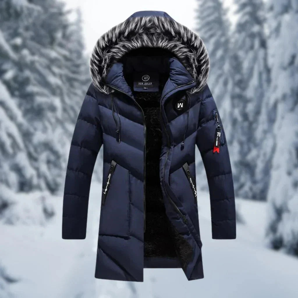 Ryder | Oversized Quilted Winter Jacket with Faux Fur Hood