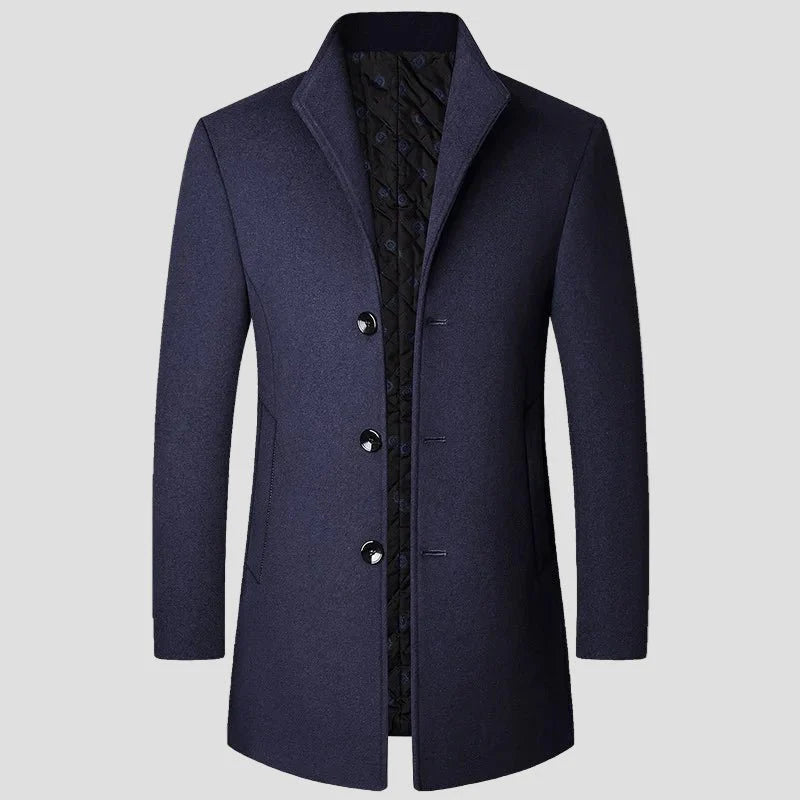 George | Men's Quilted Single-Breasted Coat