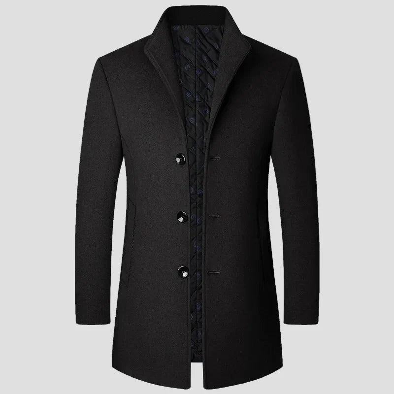 George | Men's Quilted Single-Breasted Coat