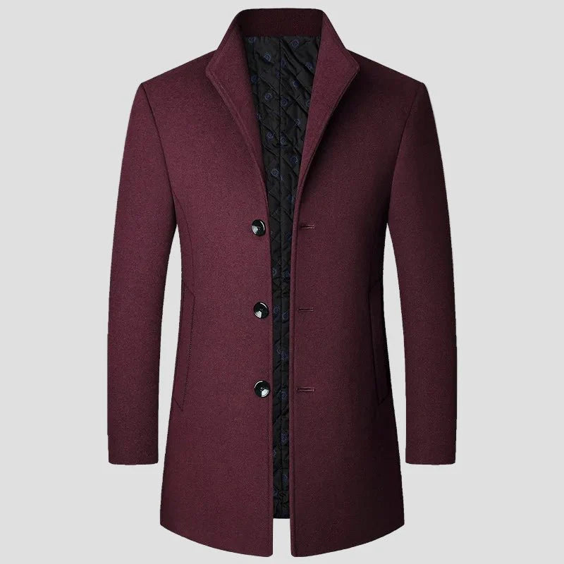 George | Men's Quilted Single-Breasted Coat