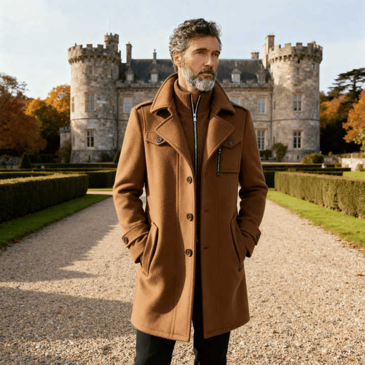 Rhett | Retro Double Collar Coat