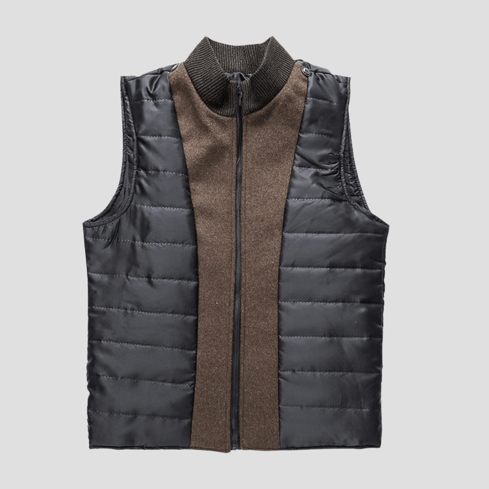 Charles | Men's Quilted Stand Collar Coat