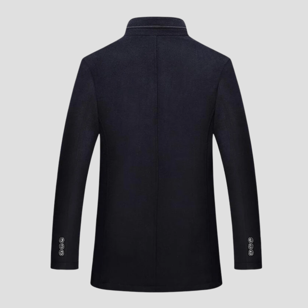 Charles | Men's Quilted Stand Collar Coat
