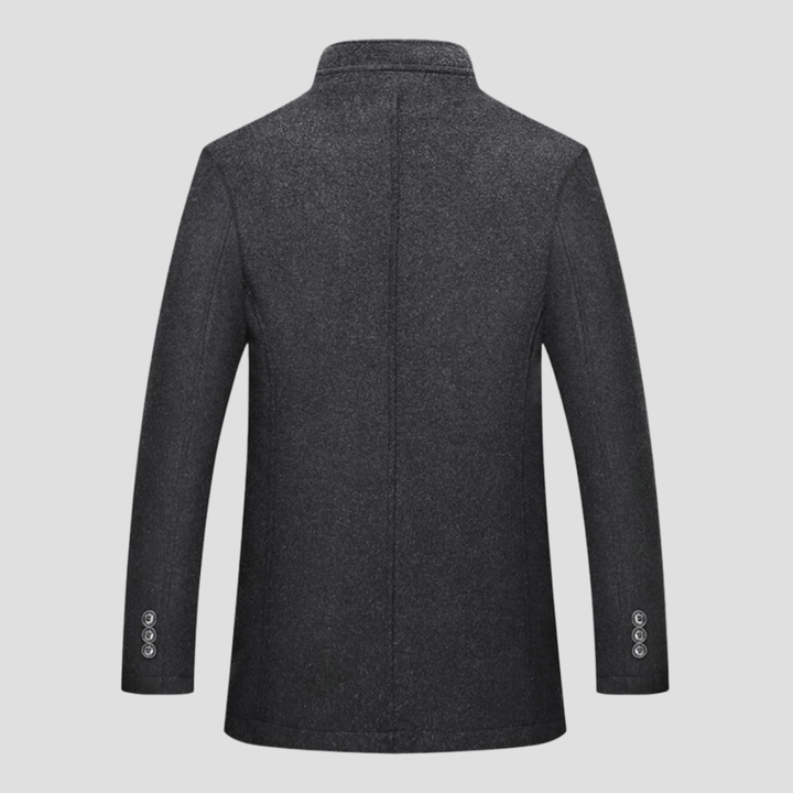 Charles | Men's Quilted Stand Collar Coat