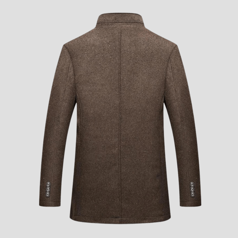 Charles | Men's Quilted Stand Collar Coat