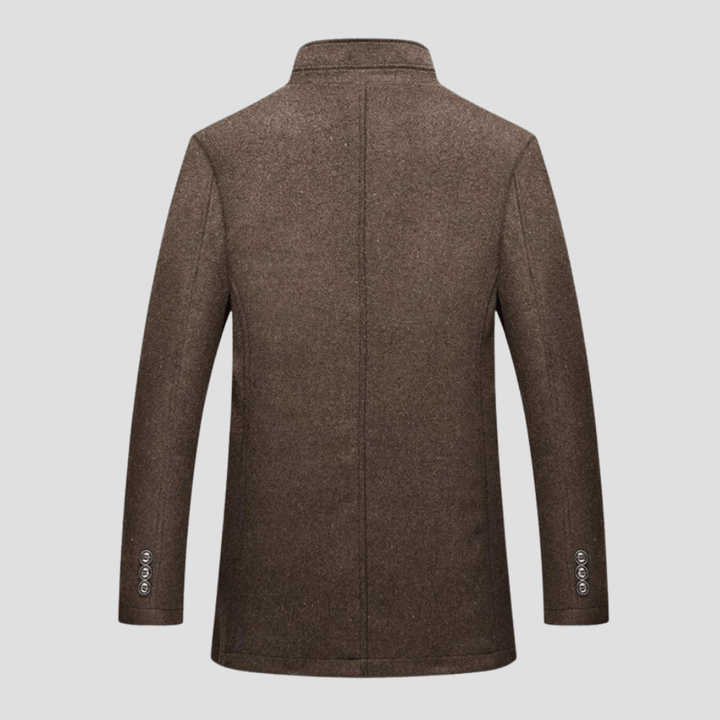 Charles | Men's Quilted Stand Collar Coat