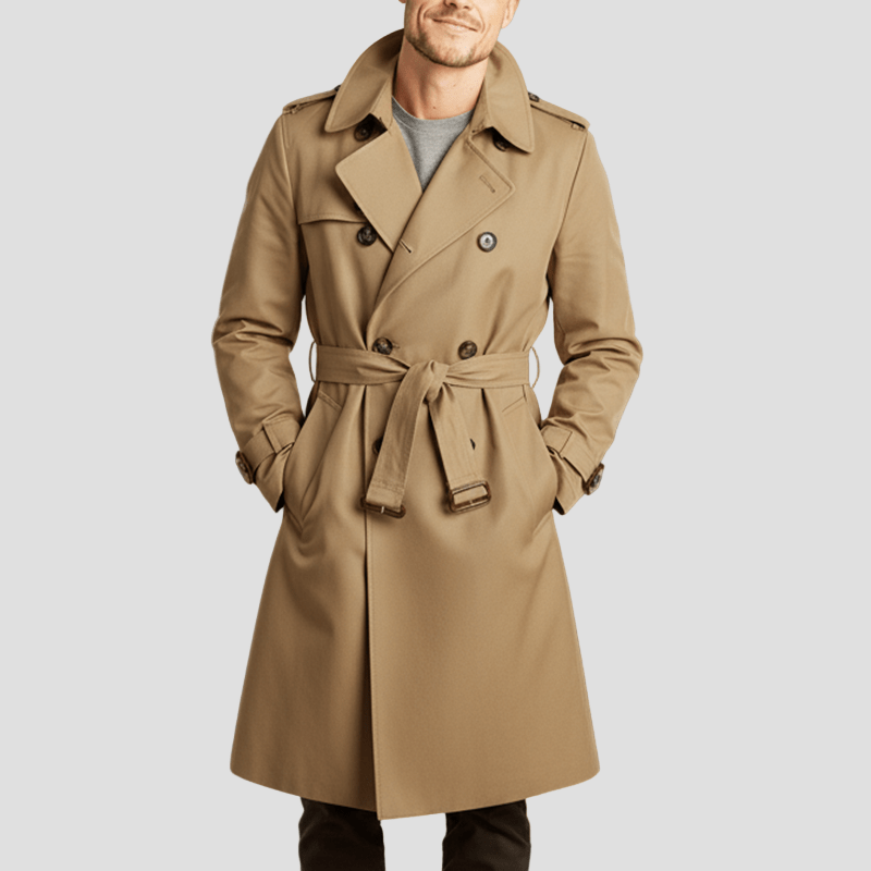 Benjamin | Twill Cotton Trench Coat