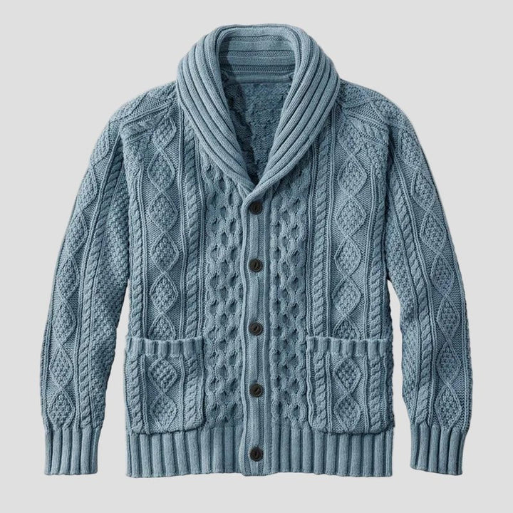 Noah | Knitted Jacquard Retro Casual Cardigan