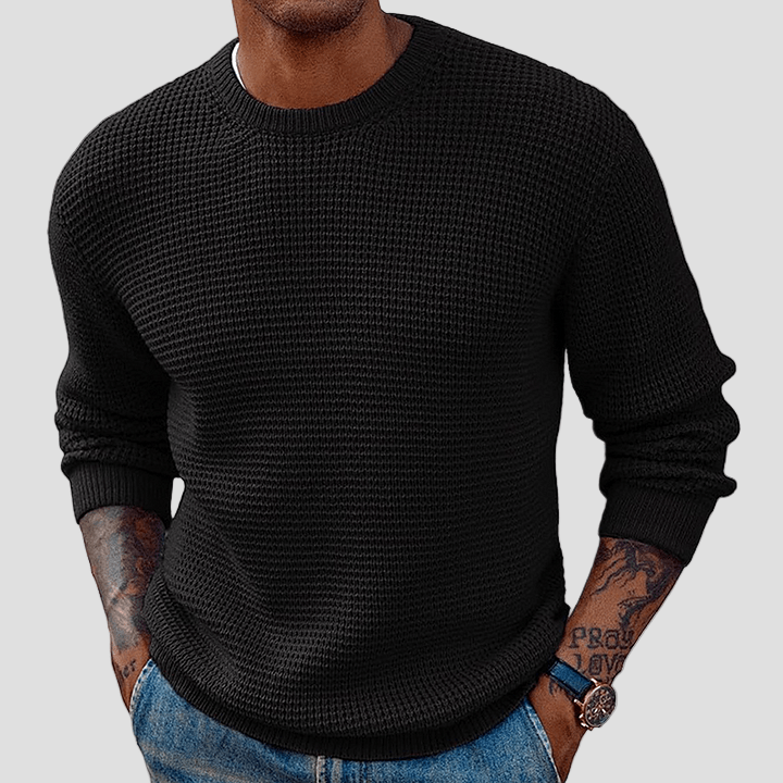 Parker | Retro Western Style Crewneck Sweater