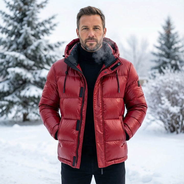 Logan | Hooded Water-Resistant Down Winter Jacket