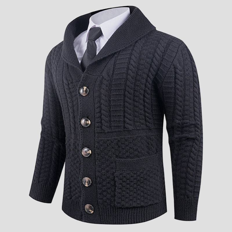 Jackson | Formal Wool Cardigan