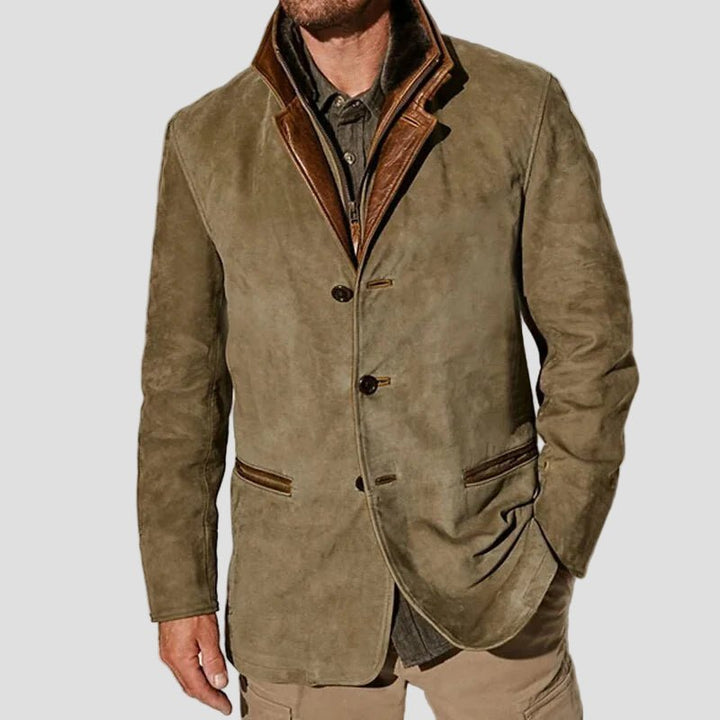 Logan | Vintage Men's Suede Jacket