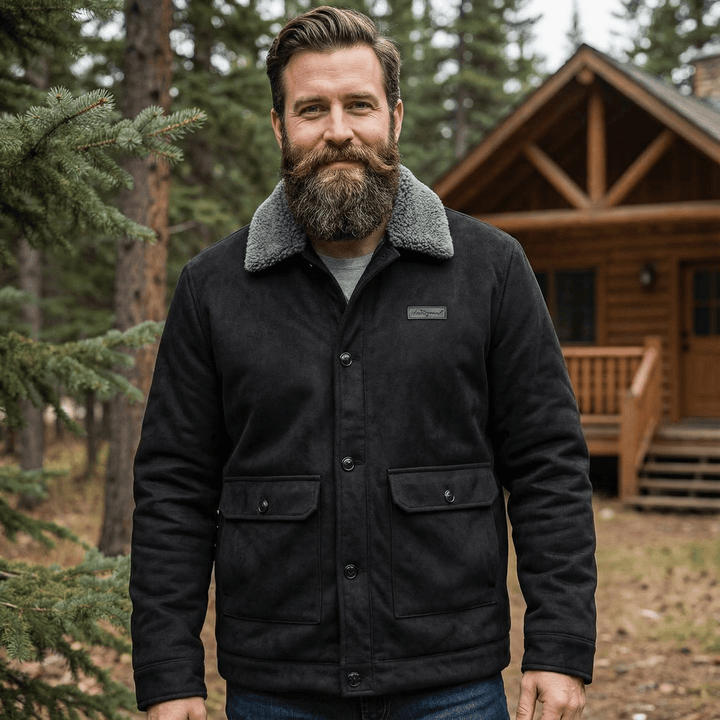 Mason | Men's Suede Fleece Jacket