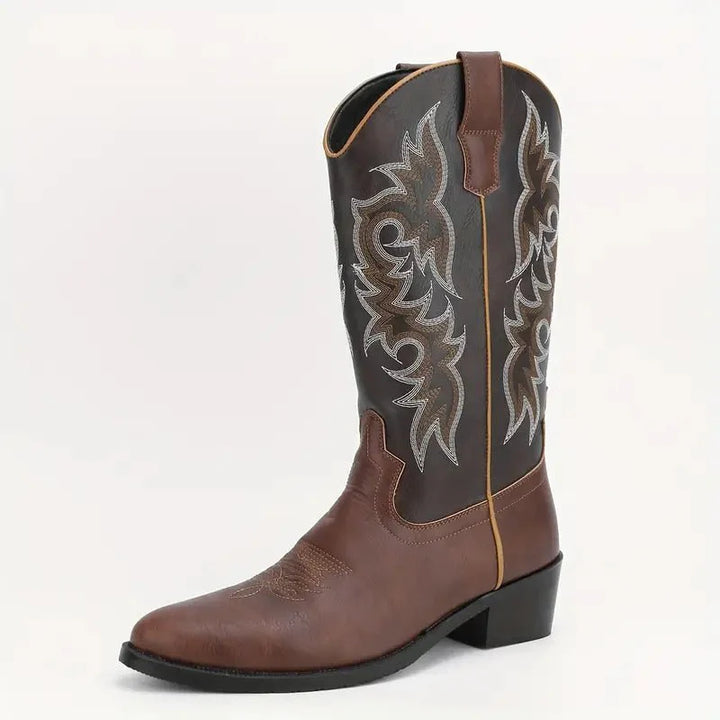 William | Western Leather Cowboy Boots for Men