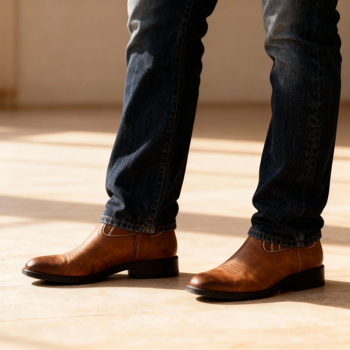 Owen | Western Leather Cowboy Boots for Men