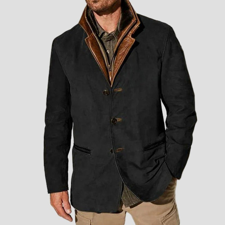 Logan | Vintage Men's Suede Jacket