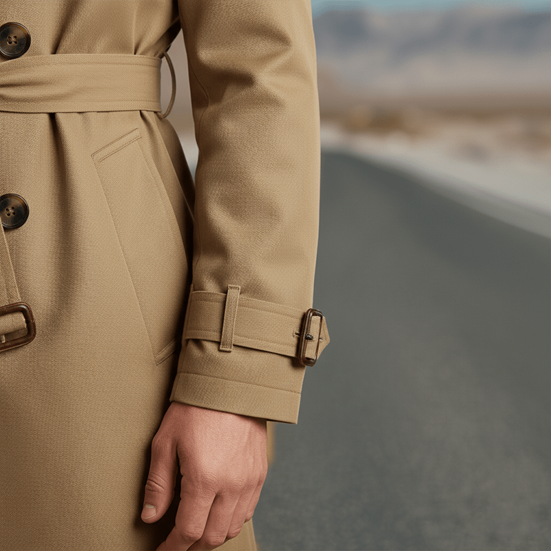 Benjamin | Twill Cotton Trench Coat