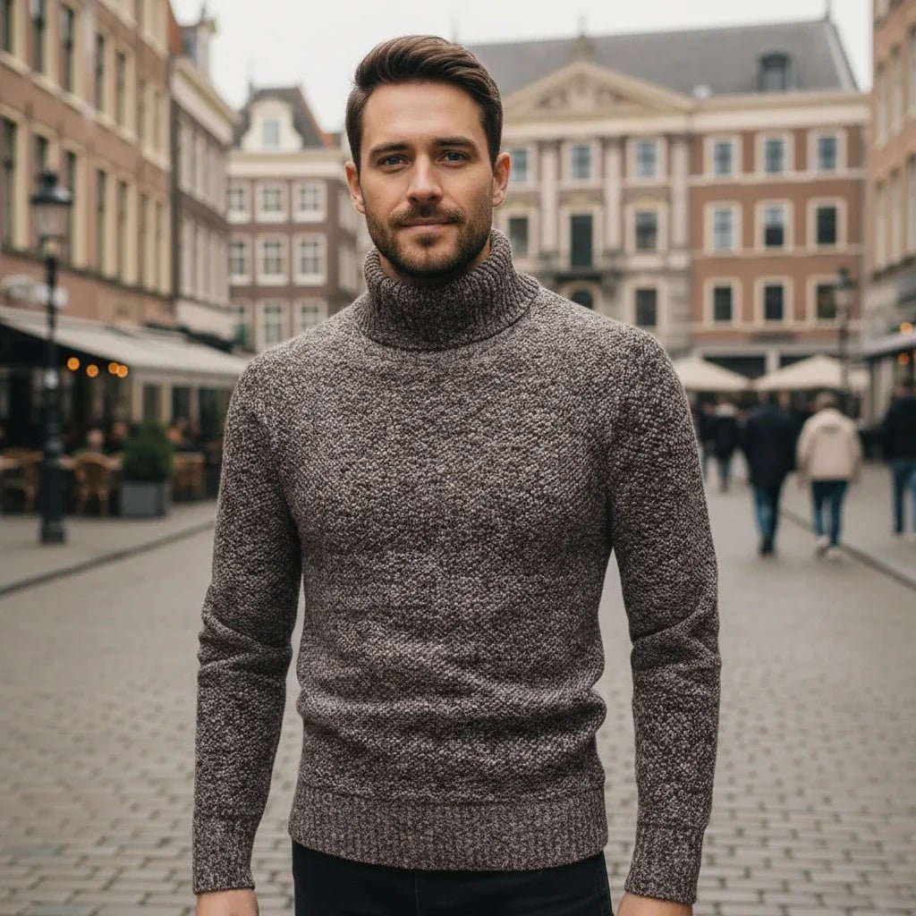 Lucas | Classic Knitted Turtleneck Sweater