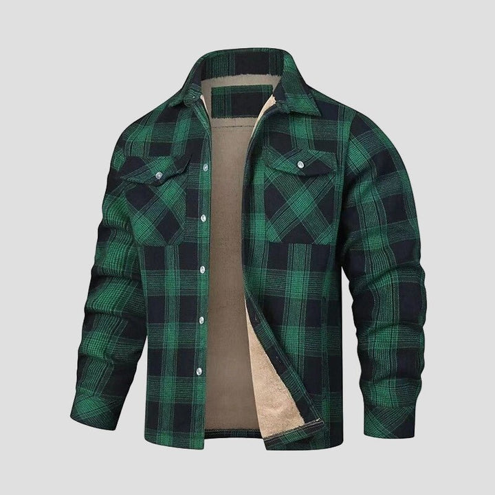 Connor | Plaid Fleece Jacket