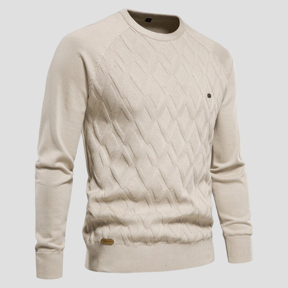 Dylan | Solid Color Crewneck Sweater