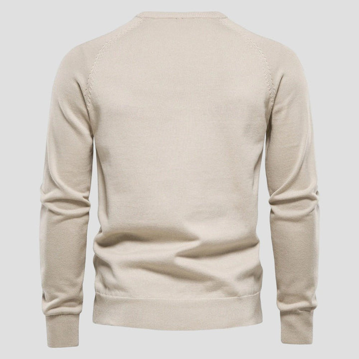 Dylan | Solid Color Crewneck Sweater