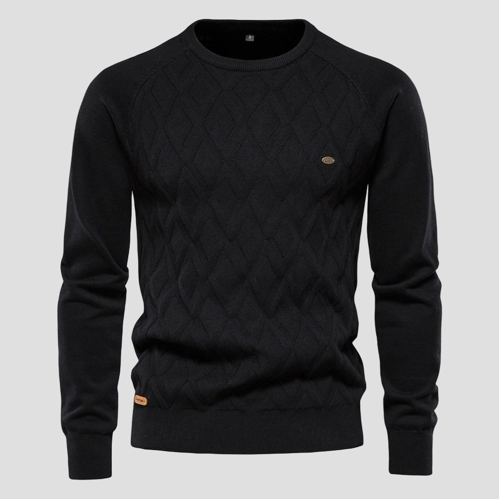 Dylan | Solid Color Crewneck Sweater