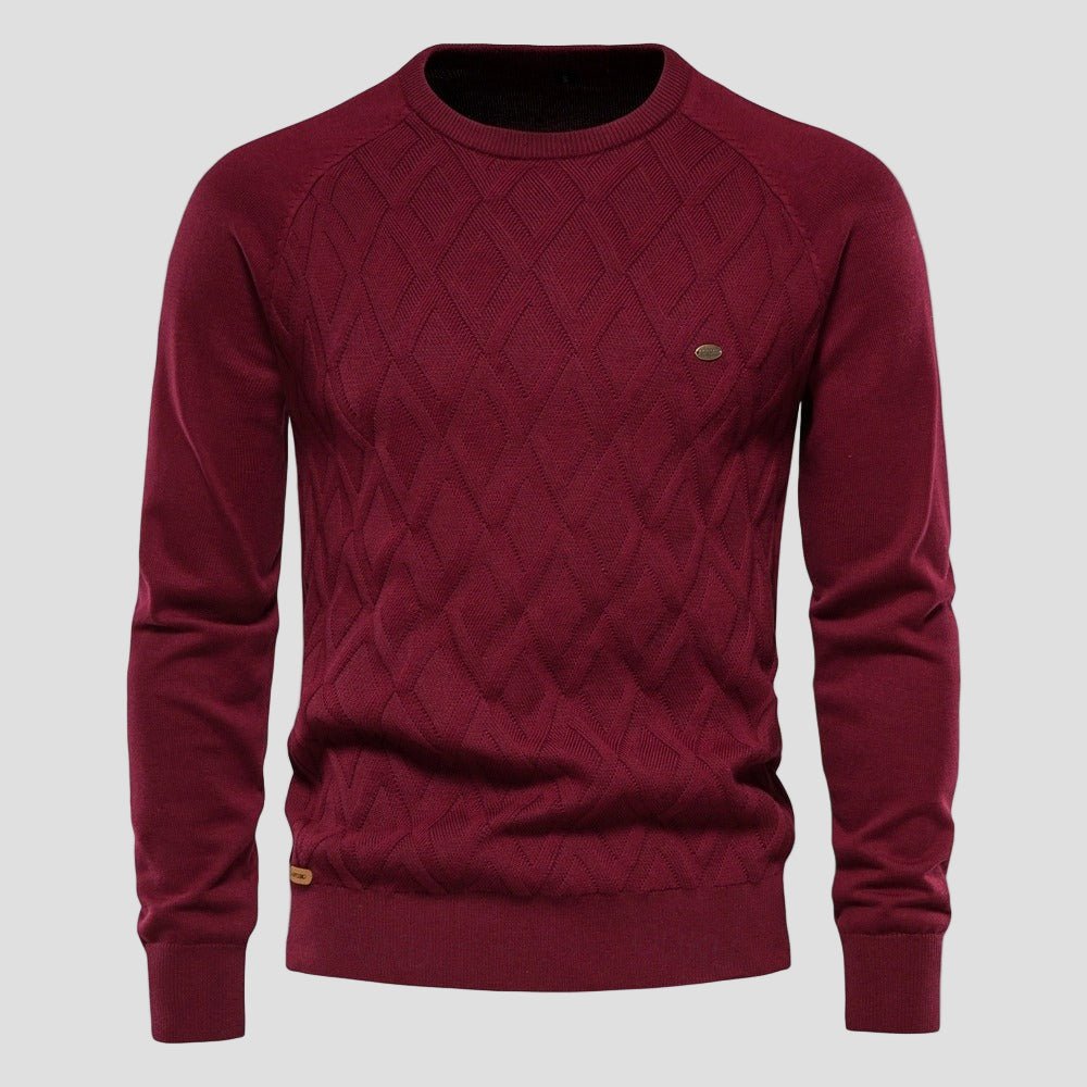 Dylan | Solid Color Crewneck Sweater