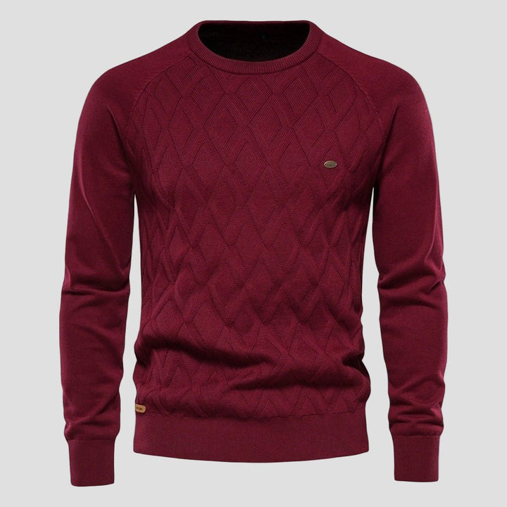 Dylan | Solid Color Crewneck Sweater
