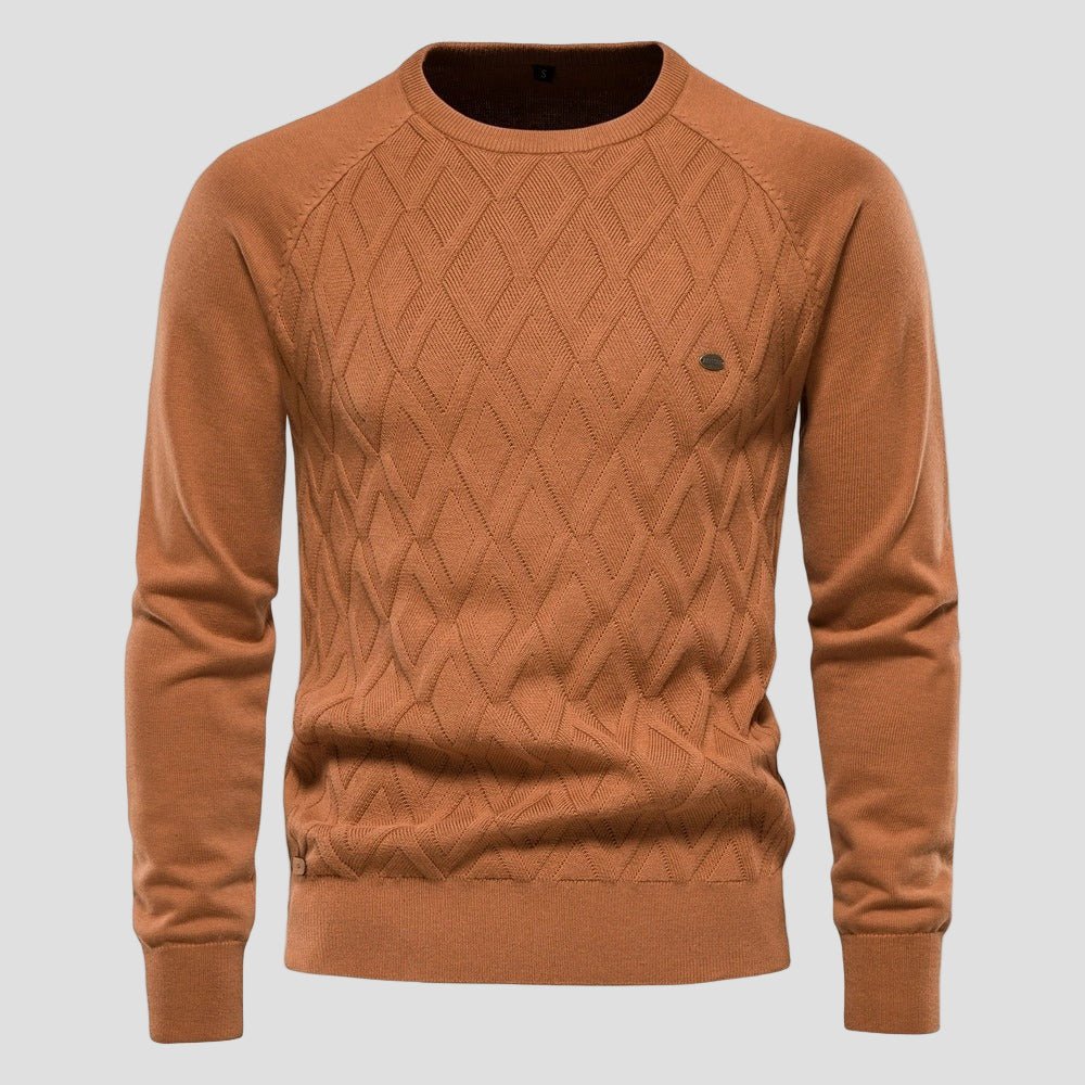 Dylan | Solid Color Crewneck Sweater