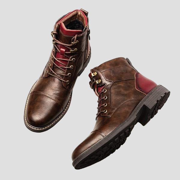 Connor | Men’s Patchwork Ankle Boots