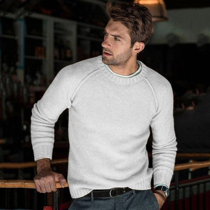 Liam | Men’s Solid Color Crewneck Sweater