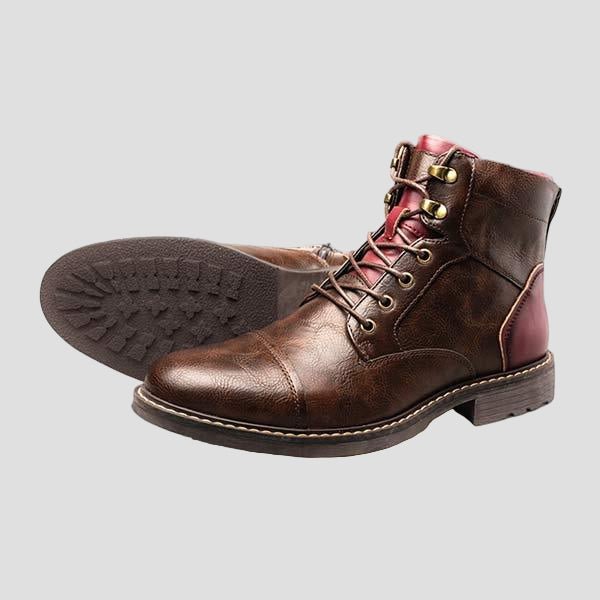 Connor | Men’s Patchwork Ankle Boots