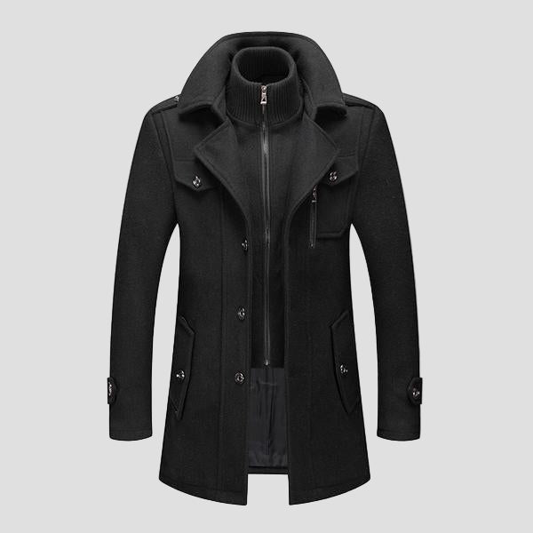 Rhett | Retro Double Collar Coat
