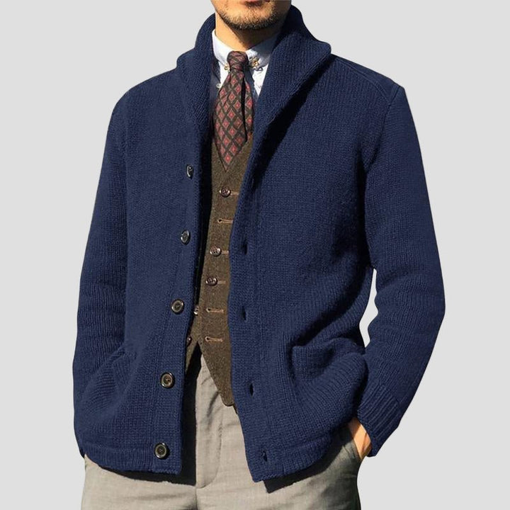 Grayson | Solid Button Knit Cardigan