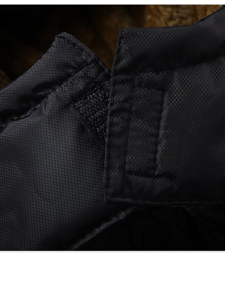 Caleb | Classic Black Padded Parka Jacket