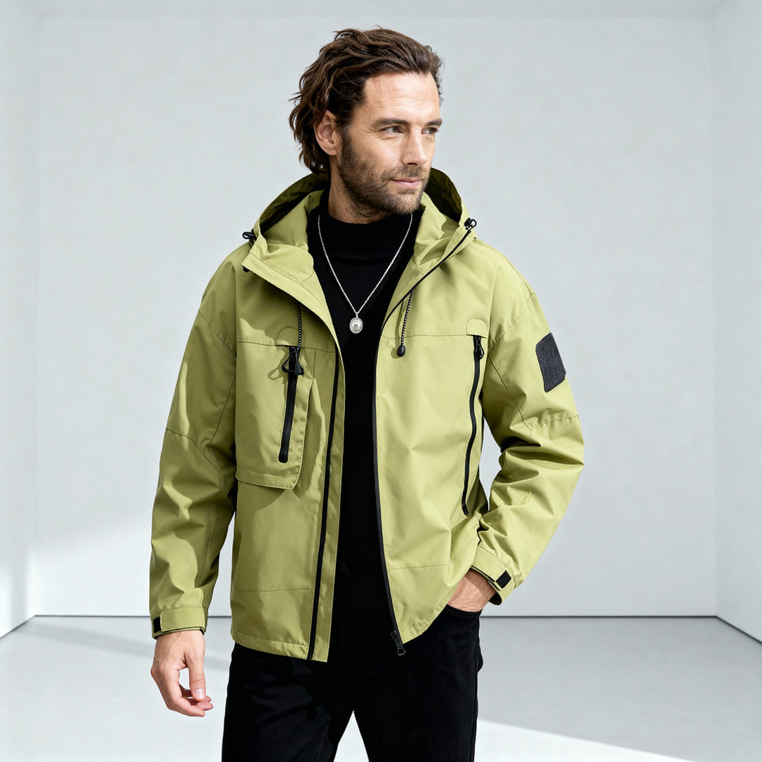 Aiden | Waterproof Hooded Structured Winter Jacket