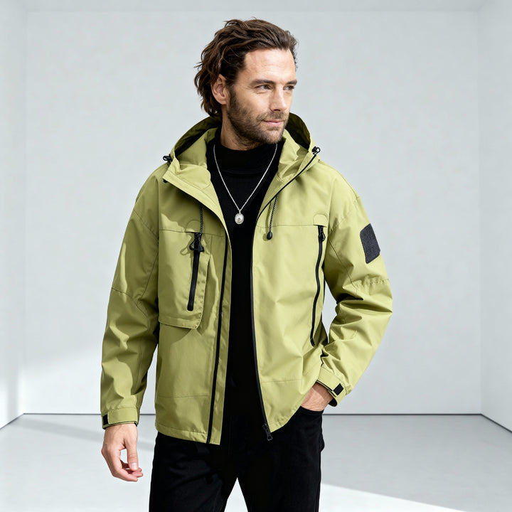Aiden | Waterproof Hooded Structured Winter Jacket