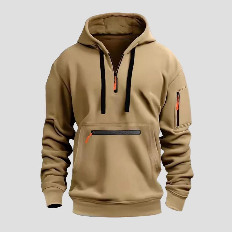 Emmett | Casual Multi-Pocket Loose Sports Hoodie