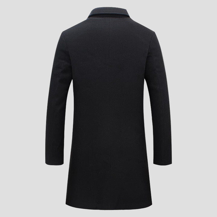 Edward | Men's Notch Lapel Single-Breasted Coat