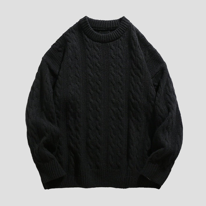 Landon | Men’s Ribbed Knit Crewneck Sweater