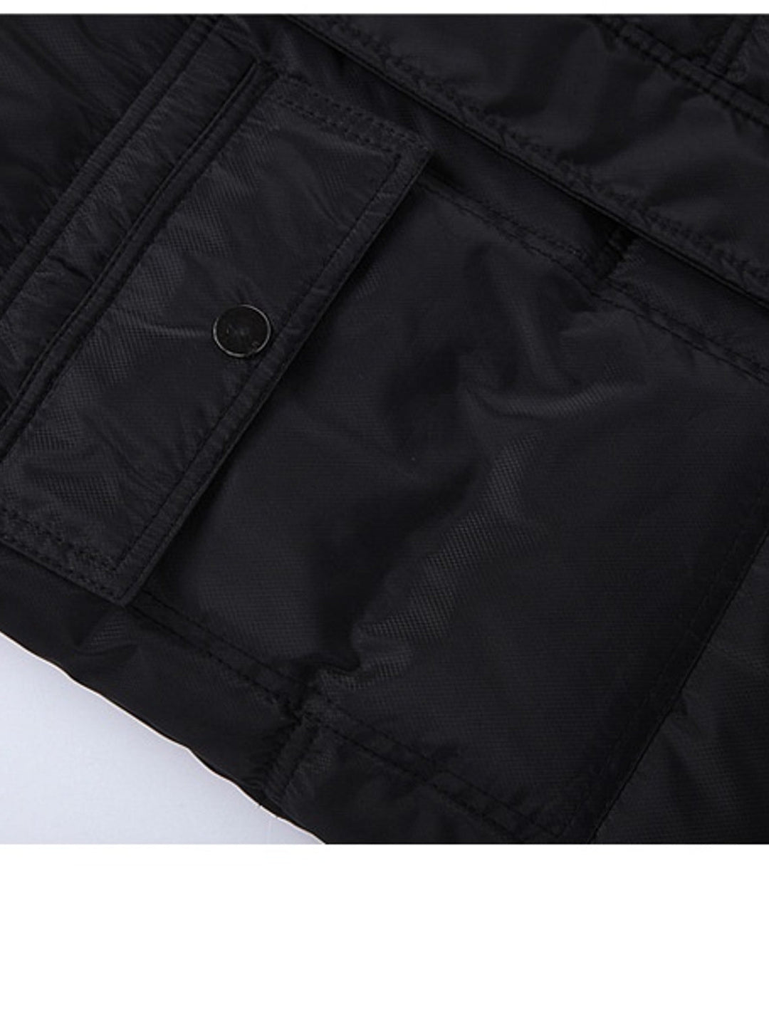 Caleb | Classic Black Padded Parka Jacket
