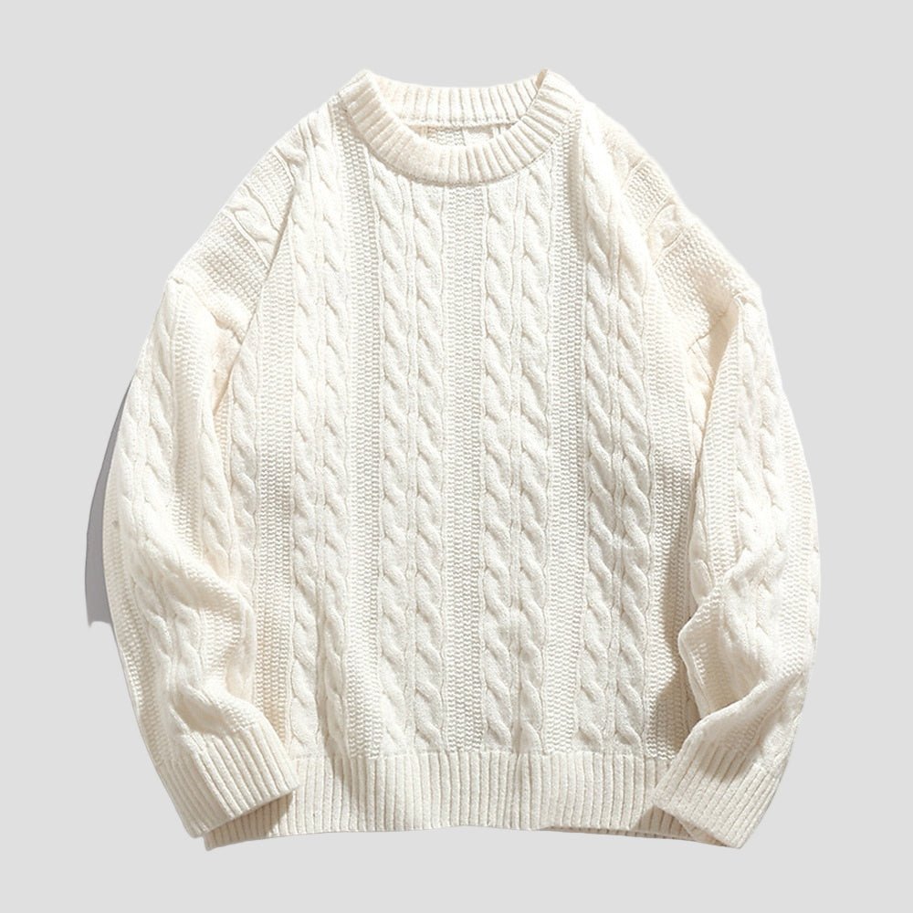 Landon | Men’s Ribbed Knit Crewneck Sweater
