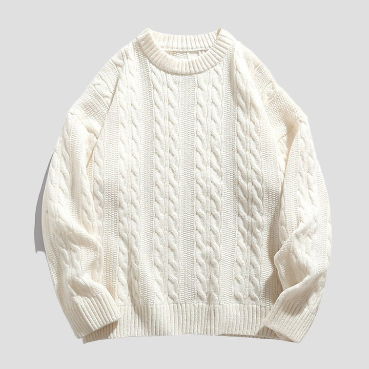 Landon | Men’s Ribbed Knit Crewneck Sweater